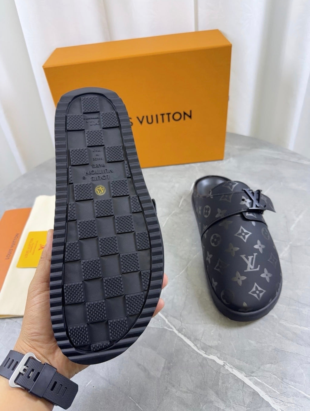 LV slippers
