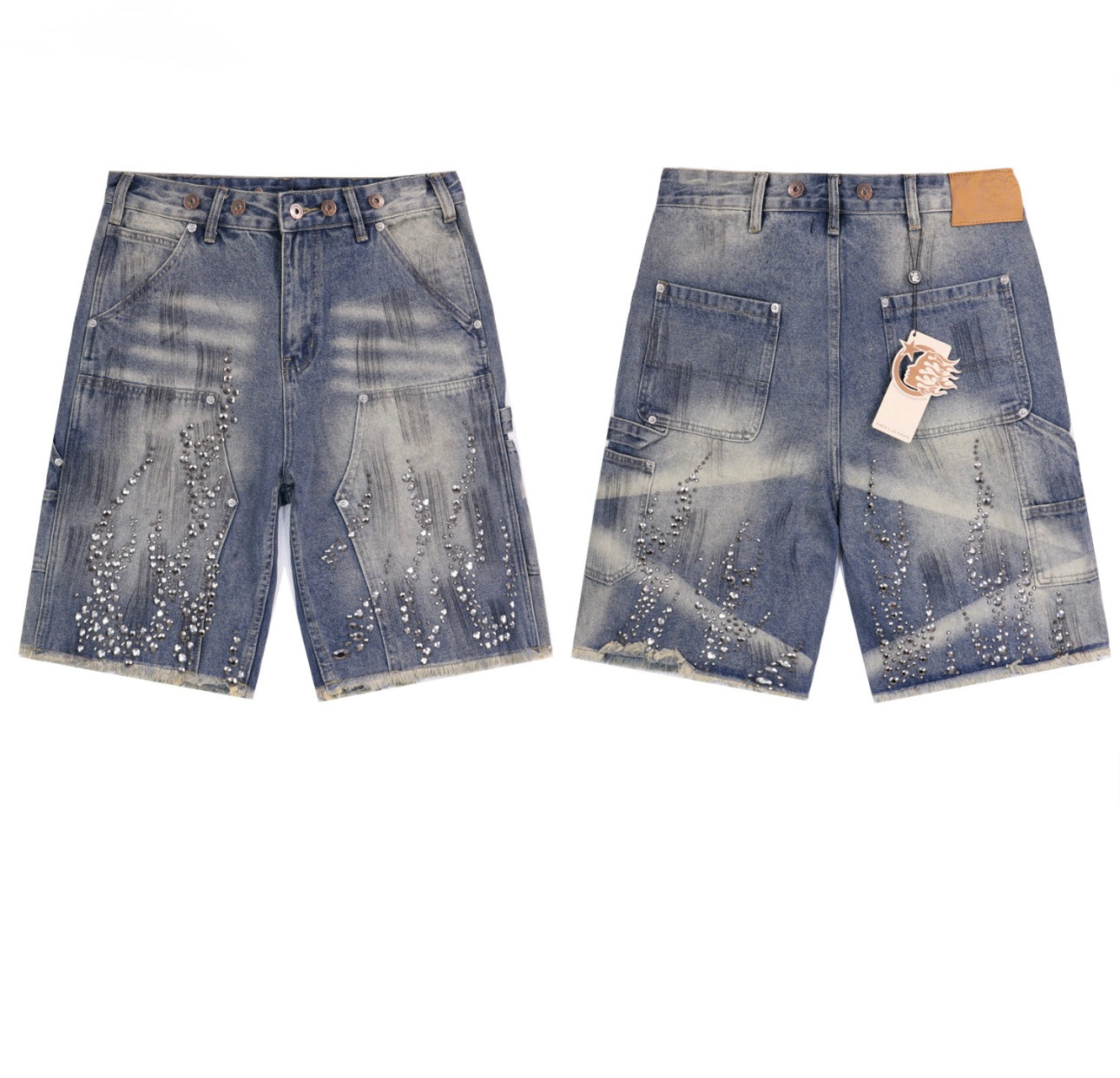 Hellstar Jean shorts