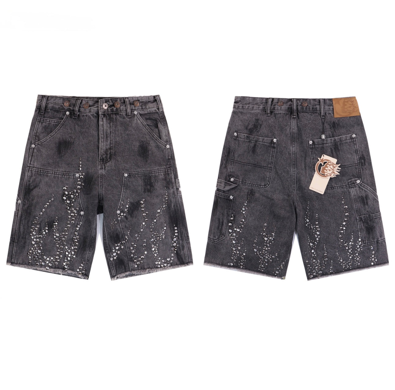Hellstar Jean shorts